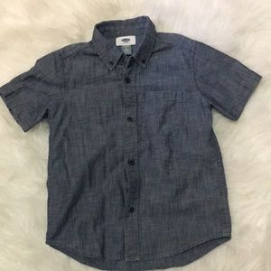 Old navy boys button down chambray